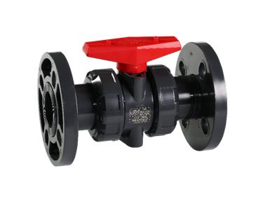 UPVC法兰式双由令球阀